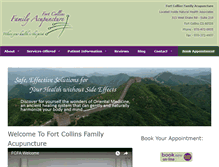 Tablet Screenshot of ftcollinsfamilyacupuncture.com